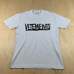 Vetements White Graphic Tee